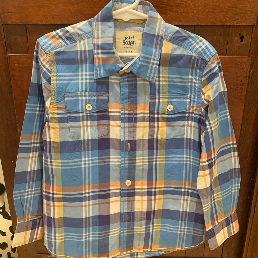 Mini Boden button up shirt